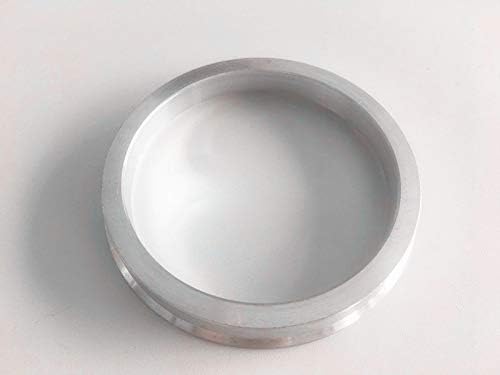 NB-Aero 4PC Hubrings Aluminum Silver 76 ממ עד 70.3 ממ | טבעת מרכזית הובנטרית 70.3 ממ עד 76 ממ עבור רבים